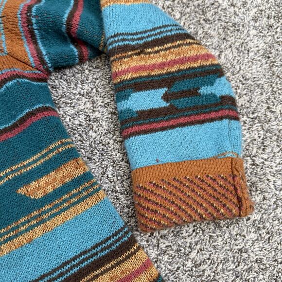 Womens Wrangler Western Cardigan Knitted Sweater Size XXL Fringe Aztec Cowgirl - Picture 7 of 8